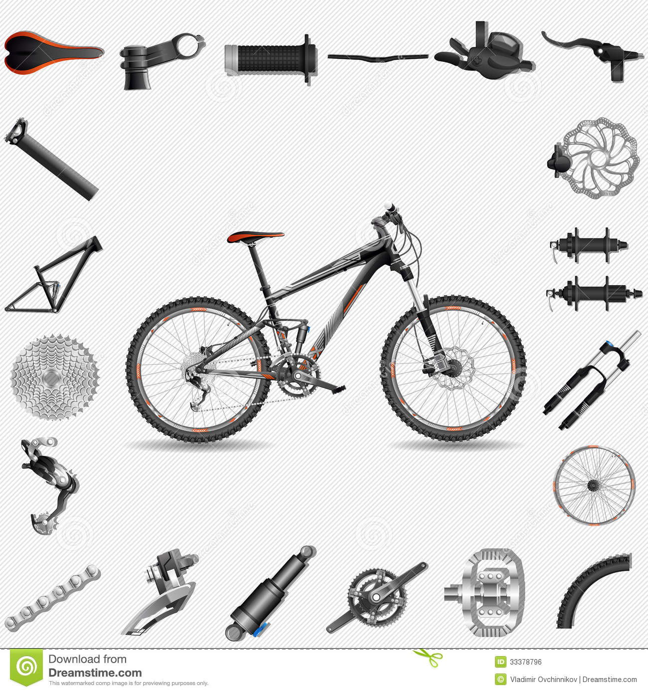 bike pieces